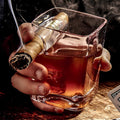 Cigar Rest™ Whiskey Glass